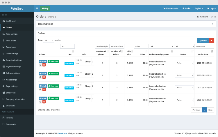 online print ordering software